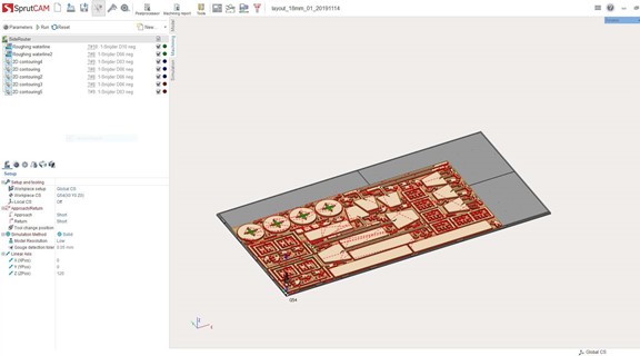 SprutCAM milling screenshot