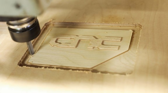 usinage logo cnc bois